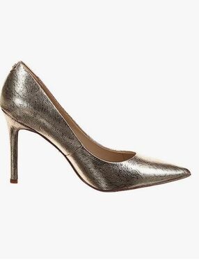 Sam Edelman Hazel Pointed Toe Pumps In Gold Leaf Size 8.5M